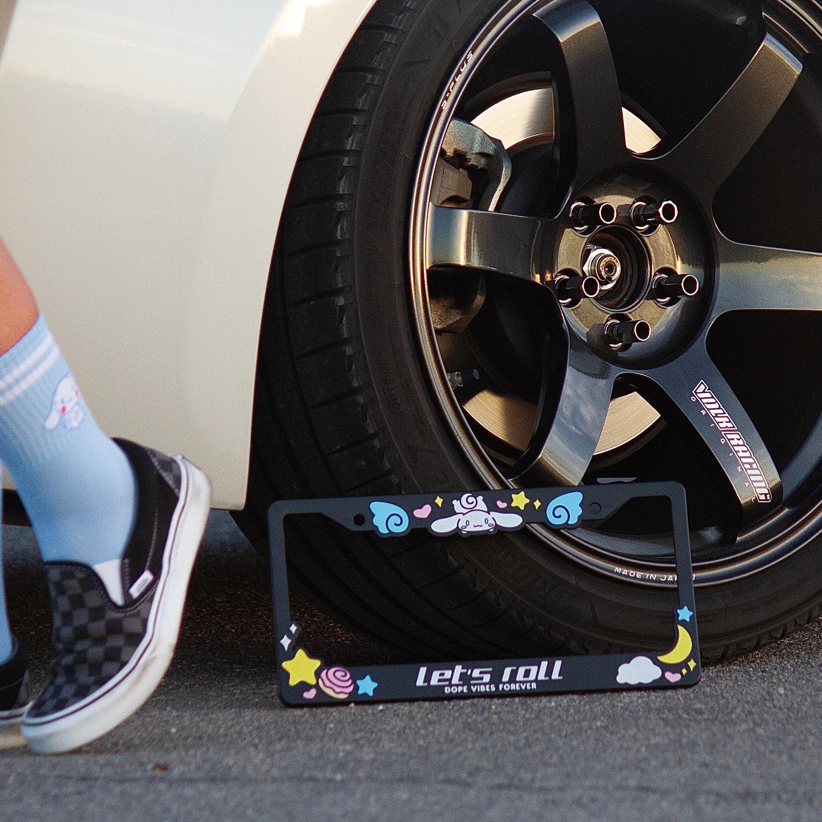 Let's Roll License Plate Frame | Dreamy Blue